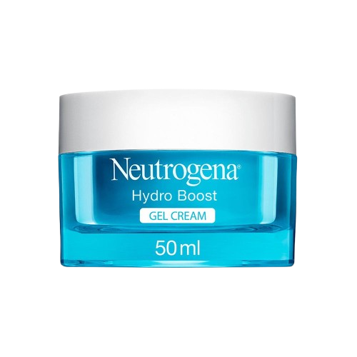 "Neutrogena Hydro Boost Water Gel - Lightweight, oil-free moisturizer for hydrated, non-greasy skin."